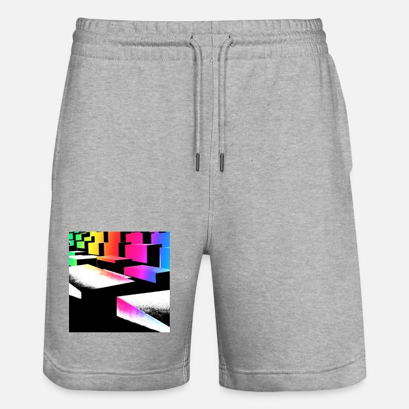 Cubiarcobalenus - Short de jogging bio TRAINER Stanley/Stella unisexe - gris chiné