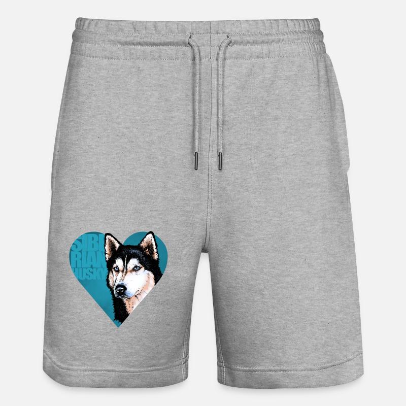 Sib - Pantaloncini da jogger ecologici unisex Trainer di Stanley/Stella - grigio melange