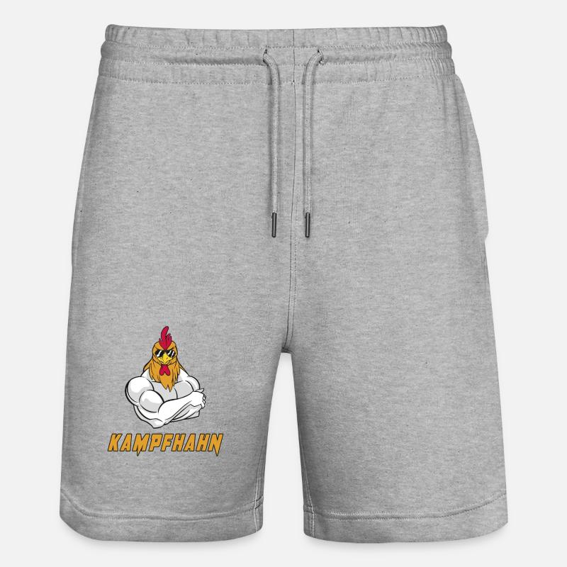 Conception de combat - Short de jogging bio TRAINER Stanley/Stella unisexe - gris chiné