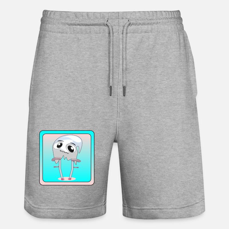 ESPRITS AVEC BÉQUILLES - MARCHEUR - GUÉRISON - Short de jogging bio TRAINER Stanley/Stella unisexe - gris chiné