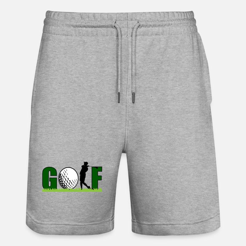 Golf - Short de jogging bio TRAINER Stanley/Stella unisexe - gris chiné