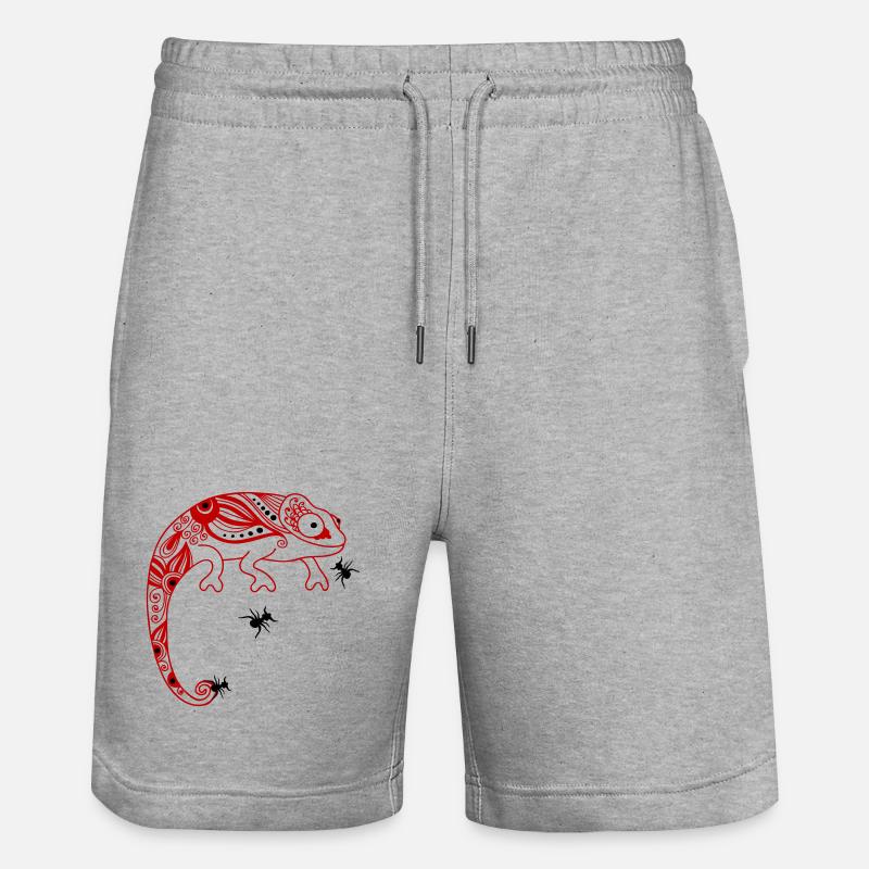 Camélion - Short de jogging bio TRAINER Stanley/Stella unisexe - gris chiné