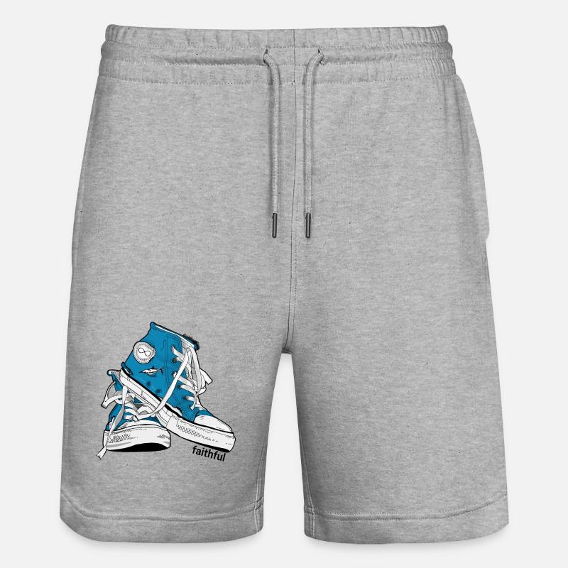Fidèle - Short de jogging bio TRAINER Stanley/Stella unisexe - gris chiné