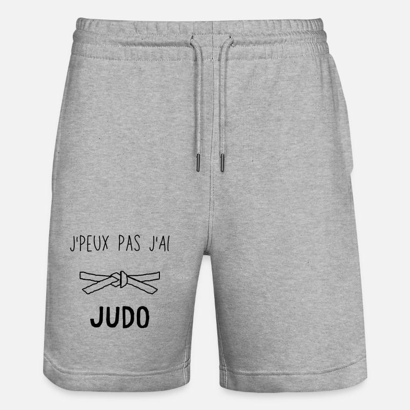 J Peux Pas J Ai Judo - Short de jogging bio TRAINER Stanley/Stella unisexe - gris chiné