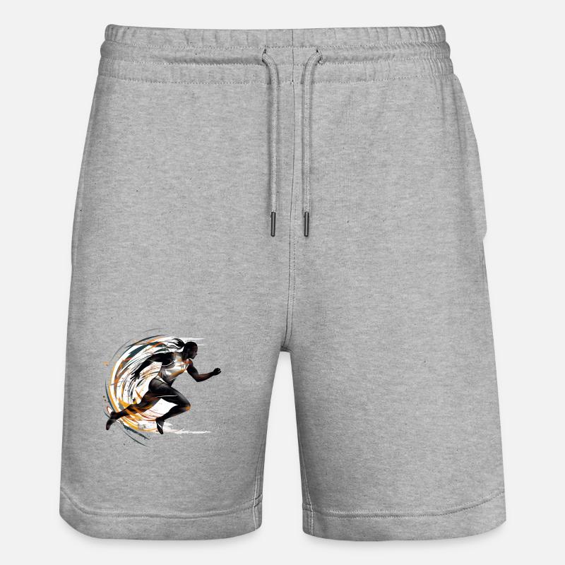 Vescovo - Pantaloncini da jogger ecologici unisex Trainer di Stanley/Stella - grigio melange