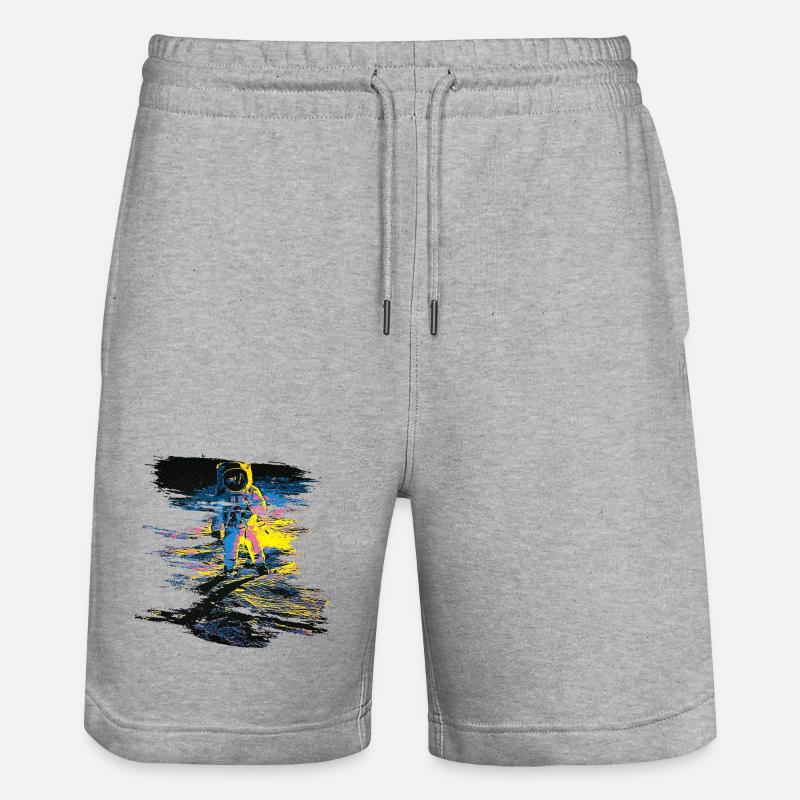 pop - Short de jogging bio TRAINER Stanley/Stella unisexe - gris chiné