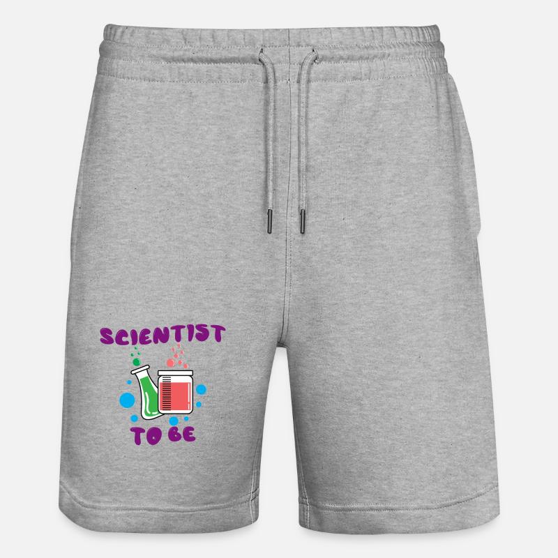 Carrière Workaholic Scientist Statement Job - Short de jogging bio TRAINER Stanley/Stella unisexe - gris chiné