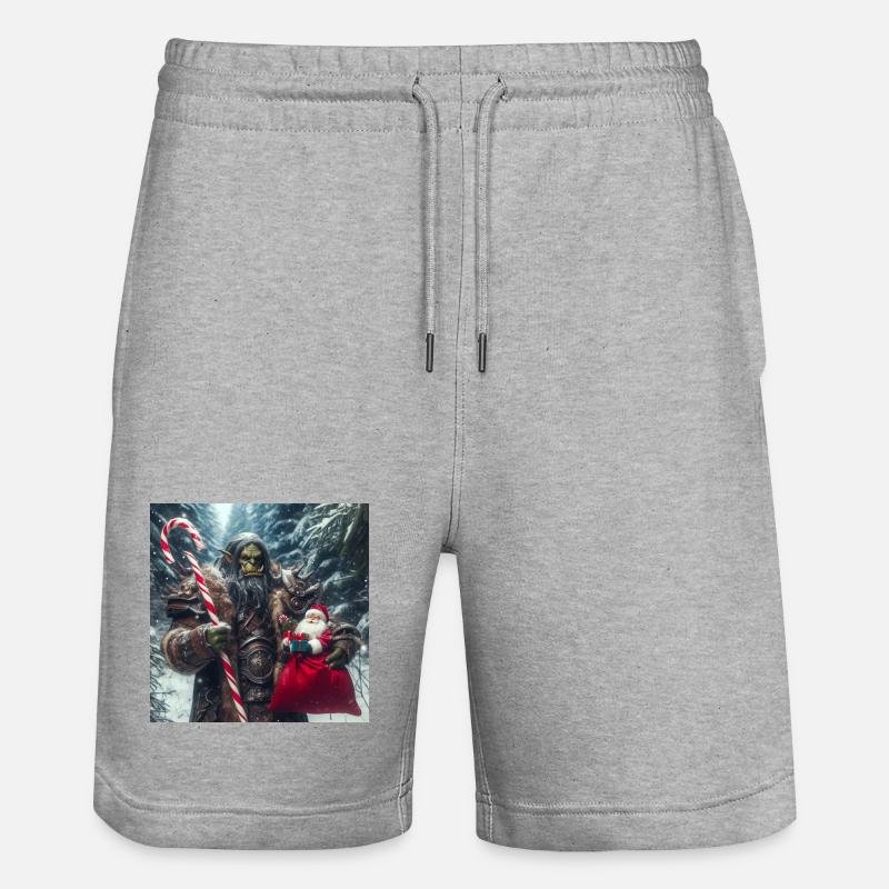 Noël Orc 2 - Short de jogging bio TRAINER Stanley/Stella unisexe - gris chiné