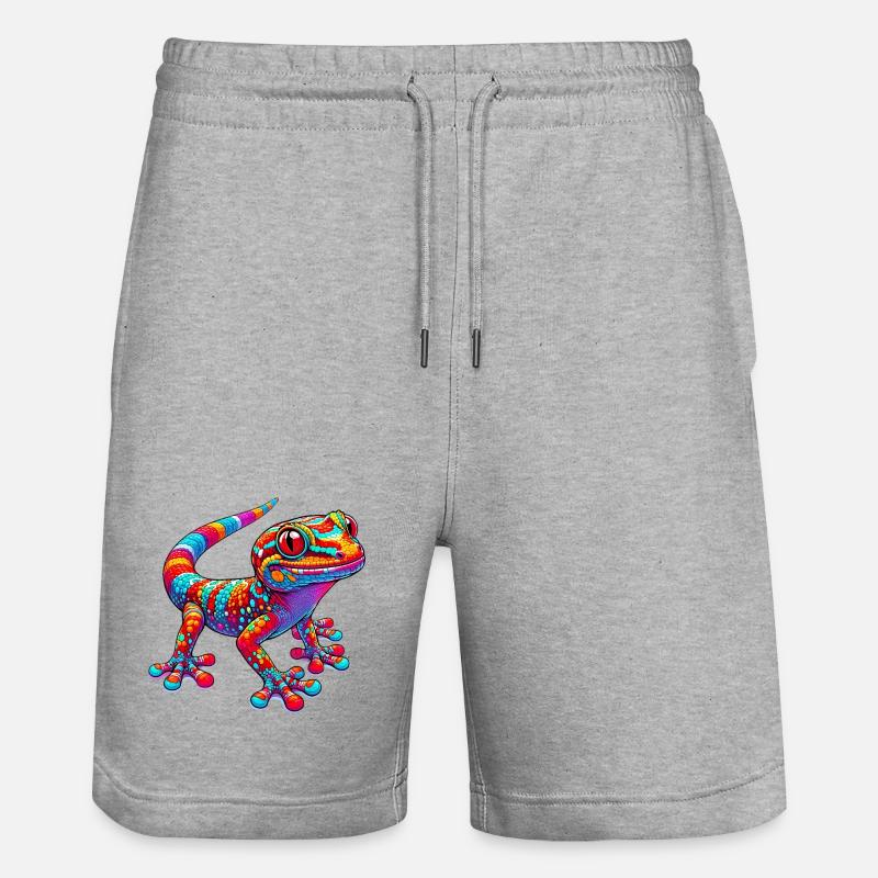 Gecko - Short de jogging bio TRAINER Stanley/Stella unisexe - gris chiné