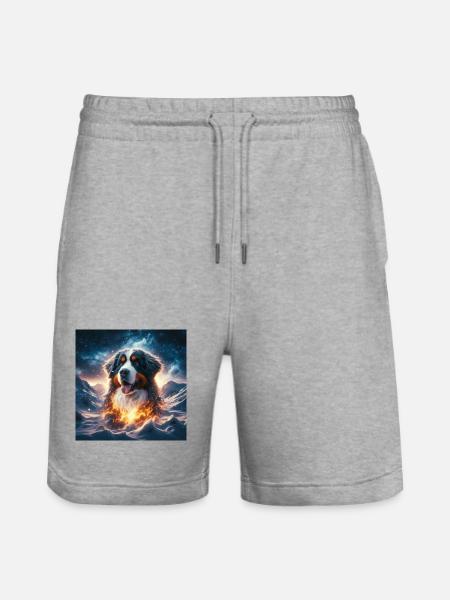 Bouvier bernois - Short de jogging bio TRAINER Stanley/Stella unisexe - gris chiné