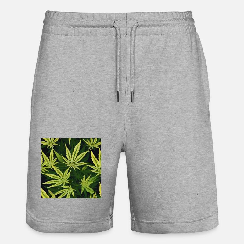 Cannabis 3 - Short de jogging bio TRAINER Stanley/Stella unisexe - gris chiné