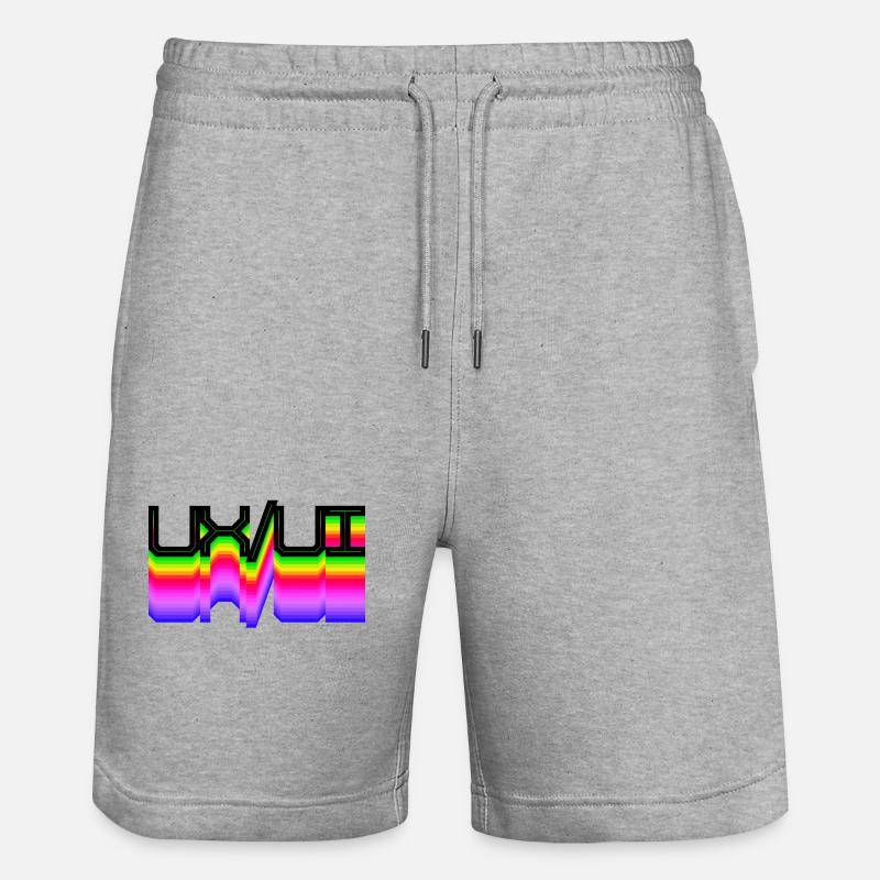 Code Developer Skripting Dev Computerfreak Geek - Stanley/Stella Unisex Bio Joggingshorts Trainer  - Grau meliert