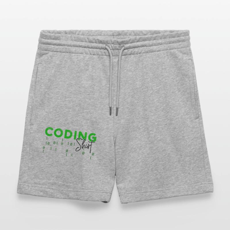 Coden Developer Programmierer Webentwickler Spruch Stanley/Stella Unisex Bio Joggingshorts Trainer 