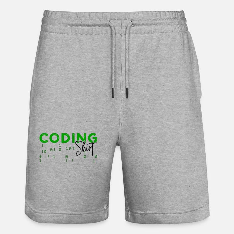 Coden Développeur Programmeur Développeur Web Dicton - Short de jogging bio TRAINER Stanley/Stella unisexe - gris chiné