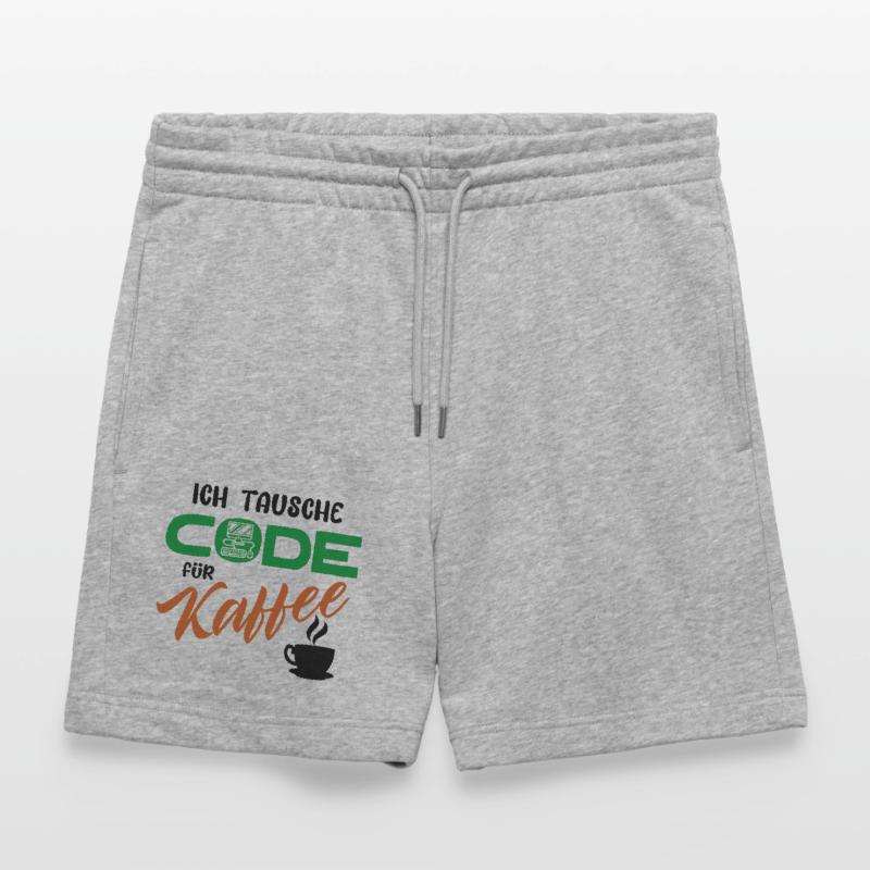 Programmierer Softwareentwickler Developer Code Stanley/Stella Unisex Bio Joggingshorts Trainer 