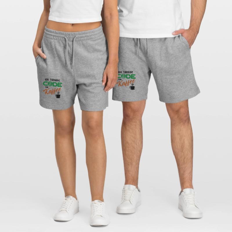 Programmer Software Developer Code Stanley/Stella Trainer Unisex Organic Jogging Shorts