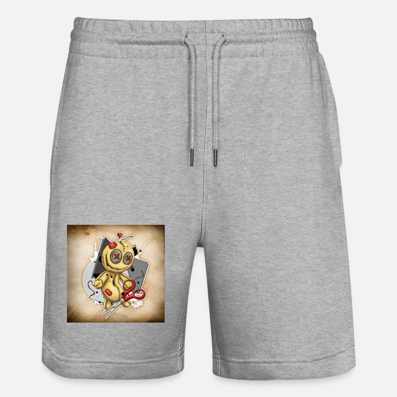 Déconnecter - Short de jogging bio TRAINER Stanley/Stella unisexe - gris chiné