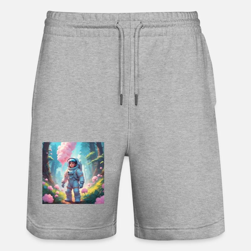 Fille de l’espace - Short de jogging bio TRAINER Stanley/Stella unisexe - gris chiné