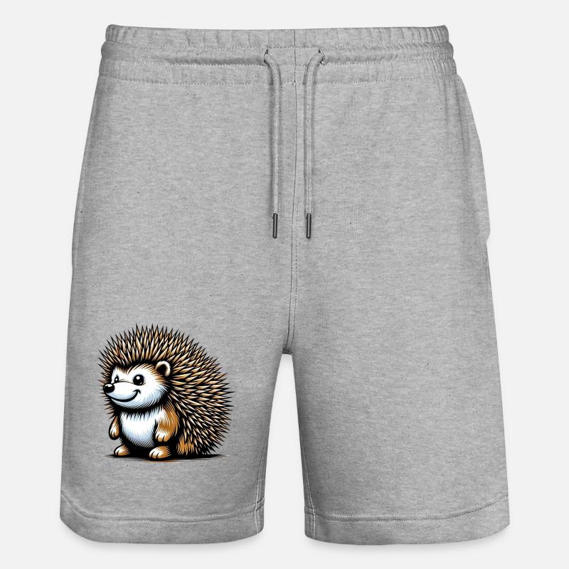 Hérisson - Short de jogging bio TRAINER Stanley/Stella unisexe - gris chiné