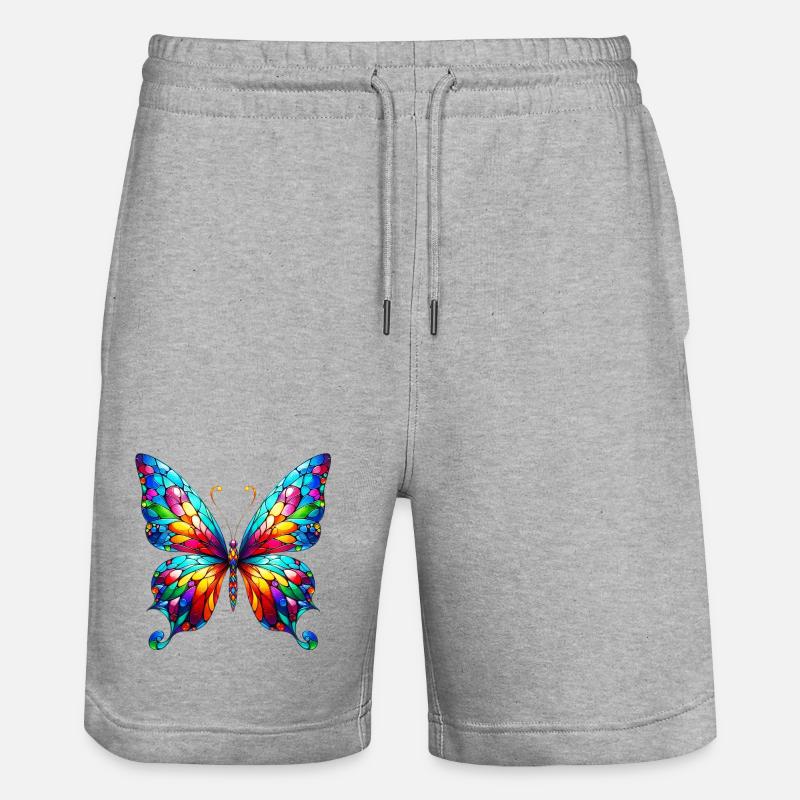 Papillon - Short de jogging bio TRAINER Stanley/Stella unisexe - gris chiné