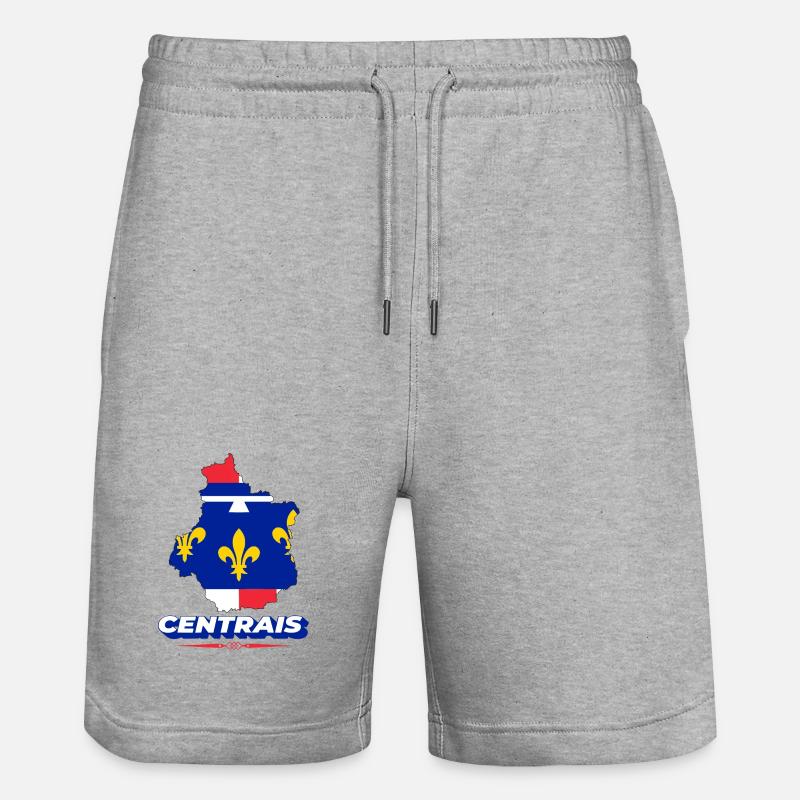 Centrais - Short de jogging bio TRAINER Stanley/Stella unisexe - gris chiné