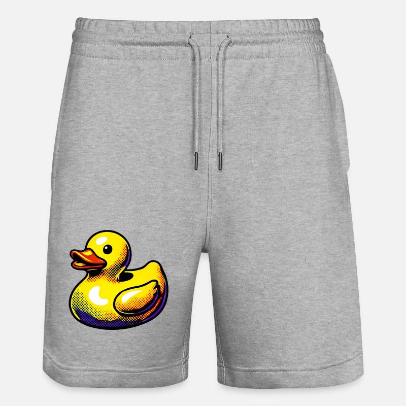 Caneton Canard Canard Canard - Short de jogging bio TRAINER Stanley/Stella unisexe - gris chiné
