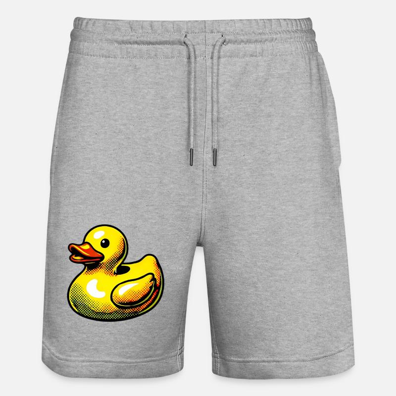 Caneton Canard Canard Canard - Short de jogging bio TRAINER Stanley/Stella unisexe - gris chiné