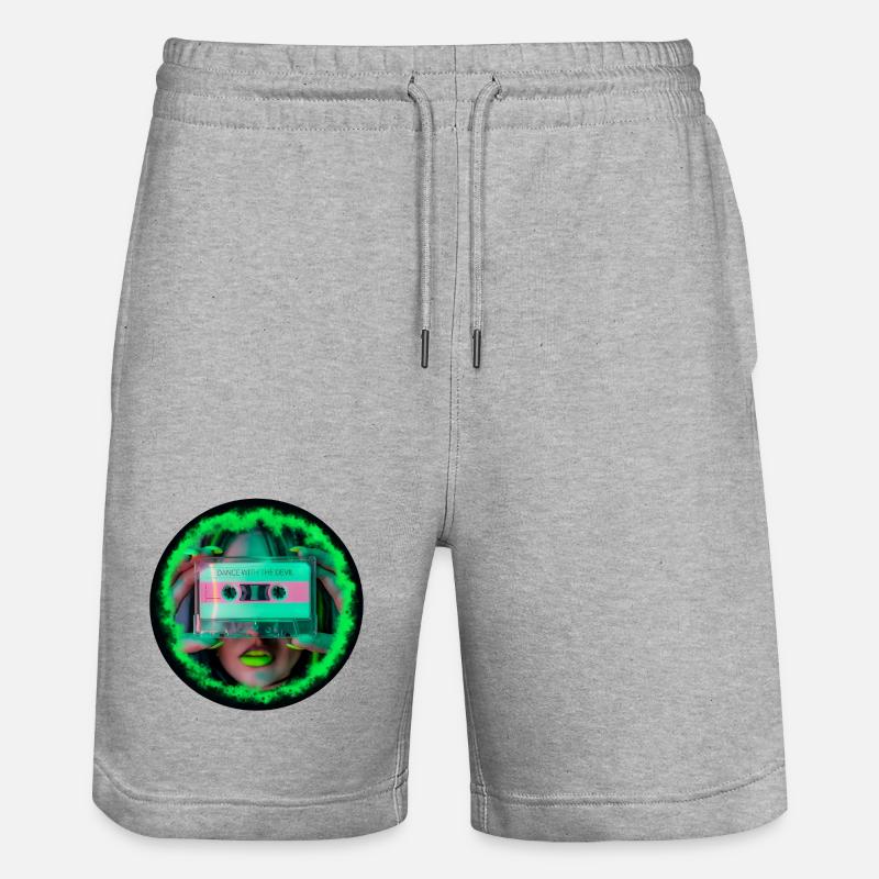 Danse avec le diable V2 - Short de jogging bio TRAINER Stanley/Stella unisexe - gris chiné