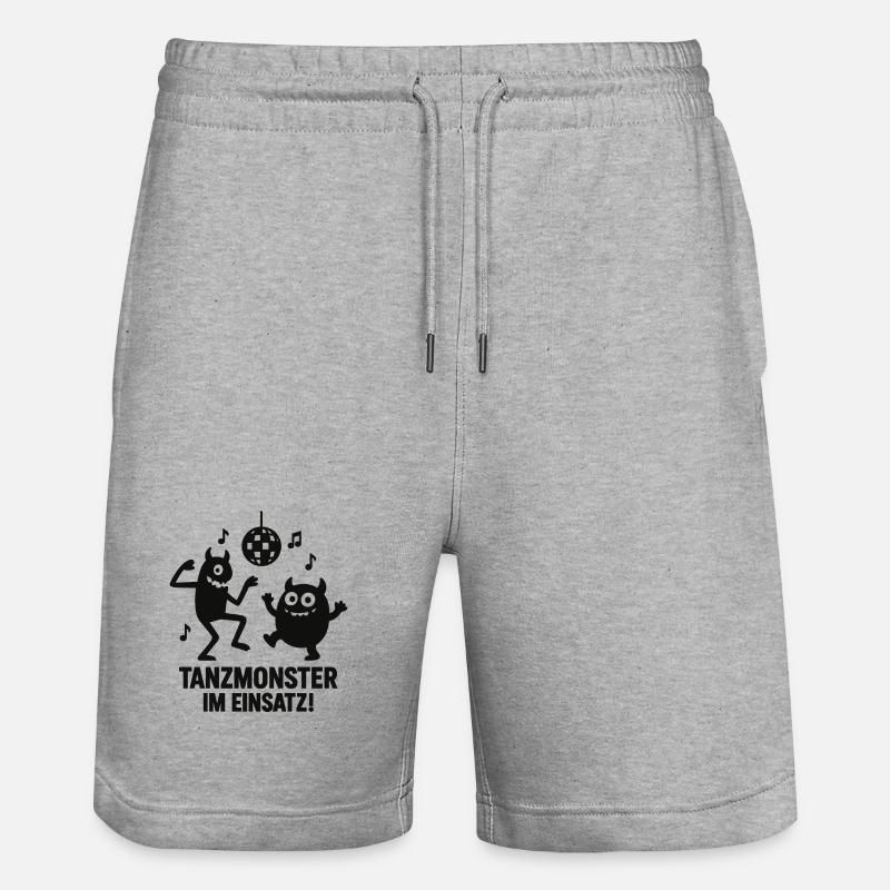 Dance Monster Insert Disco - Short de jogging bio TRAINER Stanley/Stella unisexe - gris chiné