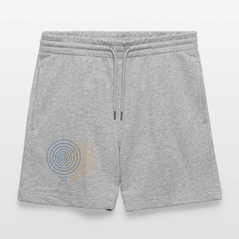 Concentric Interference – Physics Design Stanley/Stella Trainer Unisex Organic Jogging Shorts