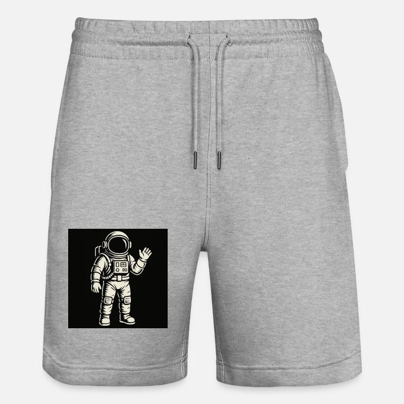 Copain de l’espace - Short de jogging bio TRAINER Stanley/Stella unisexe - gris chiné