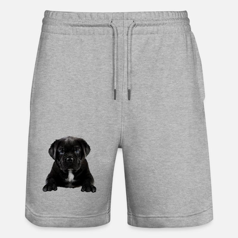 Chiot - Short de jogging bio TRAINER Stanley/Stella unisexe - gris chiné