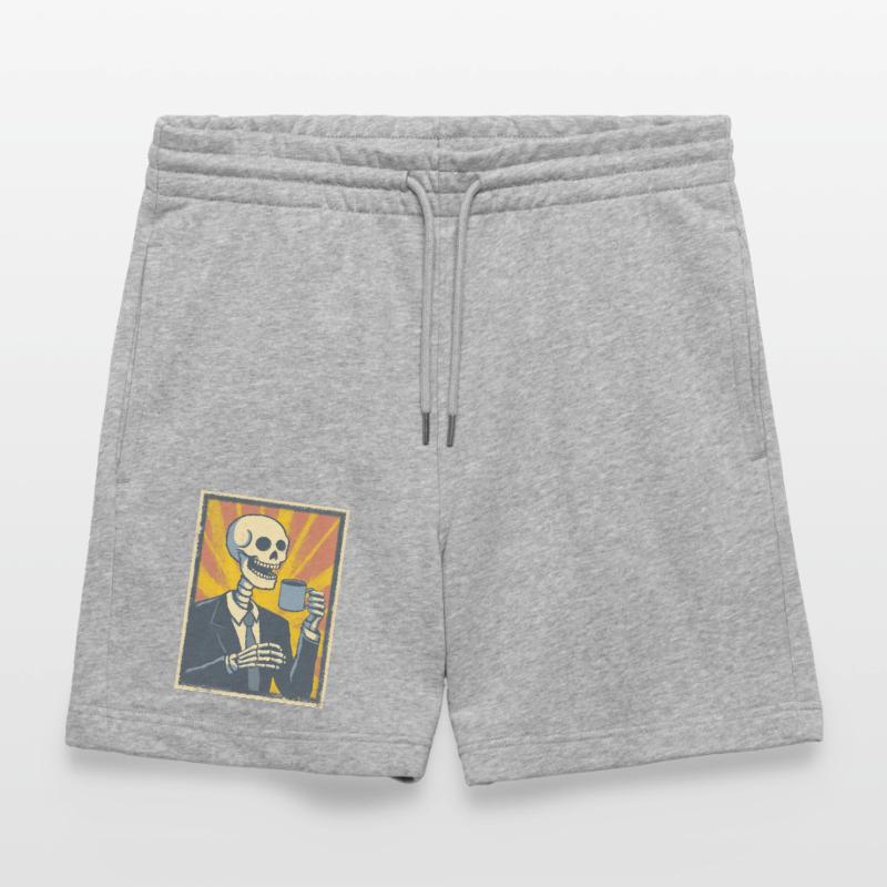Kaffee oder Grab – was soll’s! Stanley/Stella Unisex Bio Joggingshorts Trainer 