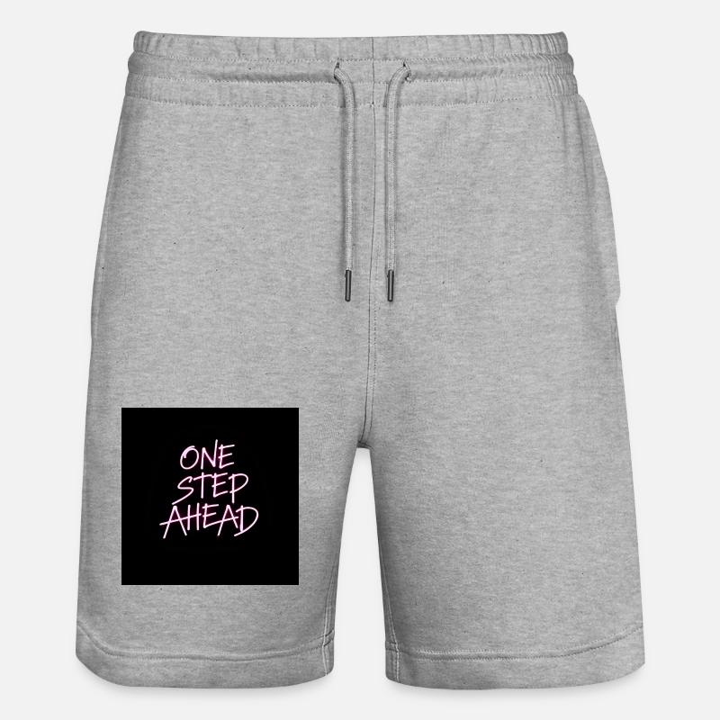 Neon Life Devise pour la motivation - Short de jogging bio TRAINER Stanley/Stella unisexe - gris chiné