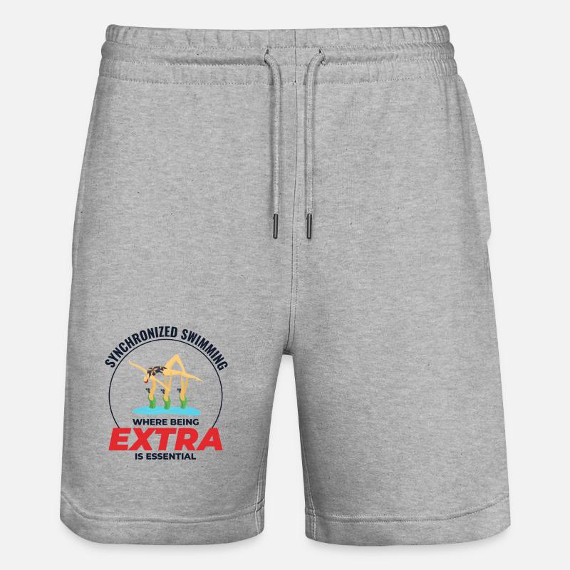 Natation synchronisée où être extra - Short de jogging bio TRAINER Stanley/Stella unisexe - gris chiné