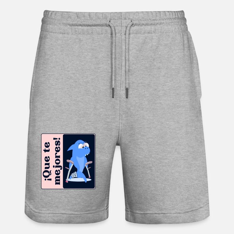 Améliorez-vous Créatures marines - Short de jogging bio TRAINER Stanley/Stella unisexe - gris chiné