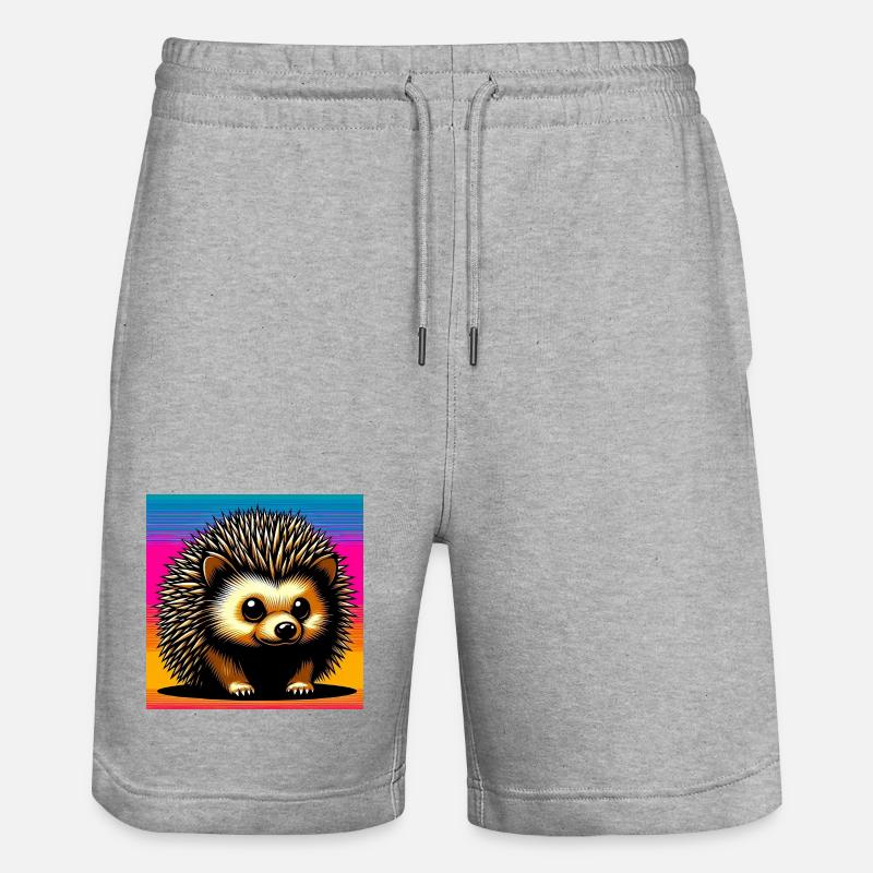 hérisson - Short de jogging bio TRAINER Stanley/Stella unisexe - gris chiné