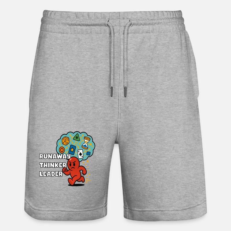 Runaway Thinker Leader - Pantaloncini da jogger ecologici unisex Trainer di Stanley/Stella - grigio melange
