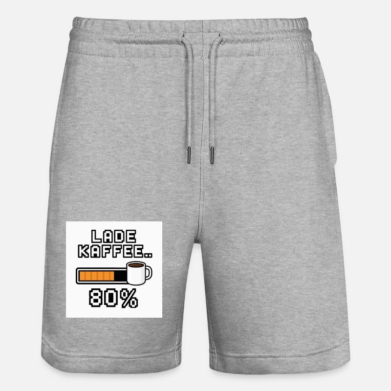 Lade Kaffee 80% - Stanley/Stella Unisex Bio Joggingshorts Trainer  - Grau meliert