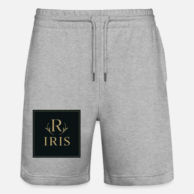 Iris Monogram Or - Short de jogging bio TRAINER Stanley/Stella unisexe - gris chiné