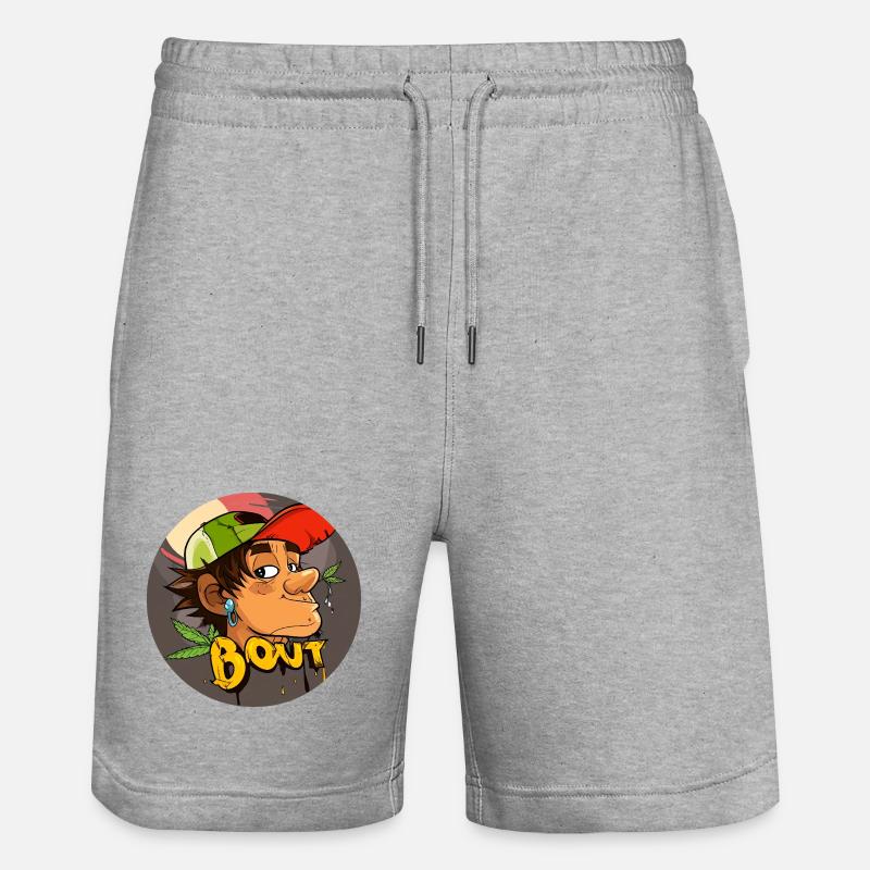 BOut Graffito - Short de jogging bio TRAINER Stanley/Stella unisexe - gris chiné