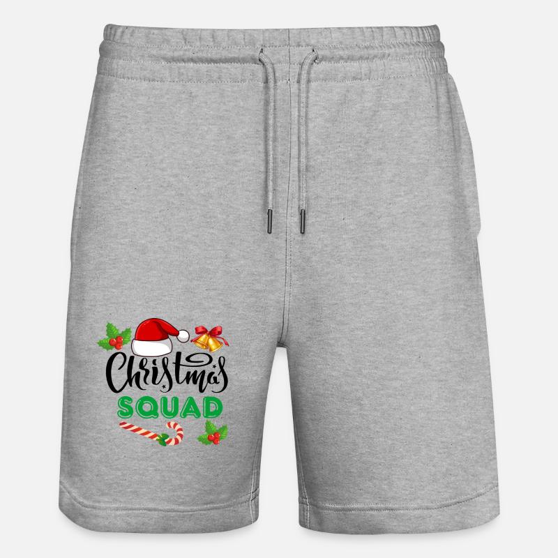 Équipe de Noël, Épouser Noël - Short de jogging bio TRAINER Stanley/Stella unisexe - gris chiné