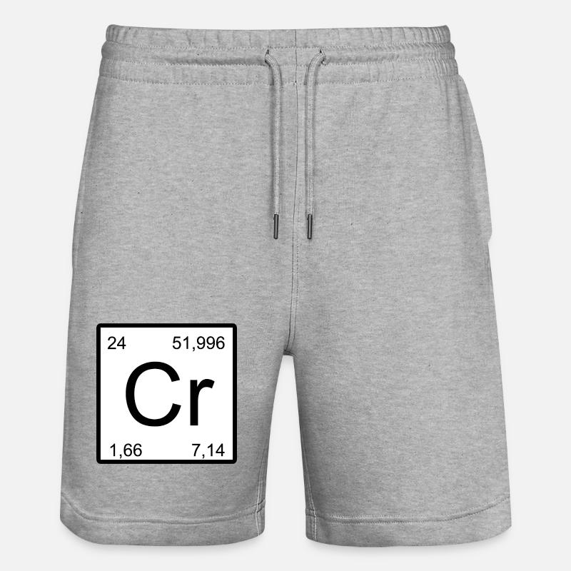 Plan d’élément chrome - Short de jogging bio TRAINER Stanley/Stella unisexe - gris chiné