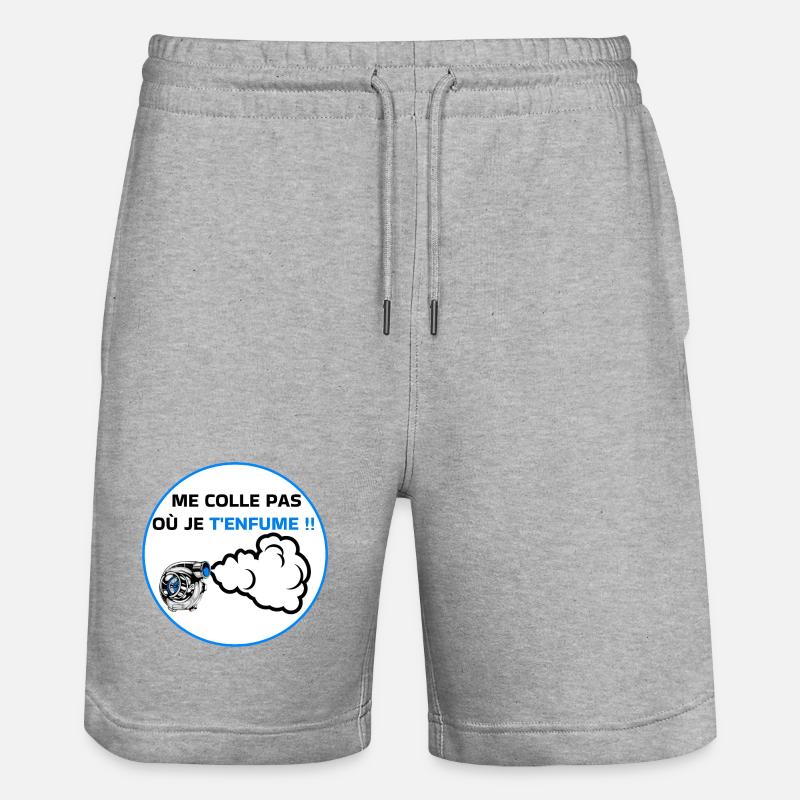  Bagnole - Short de jogging bio TRAINER Stanley/Stella unisexe - gris chiné