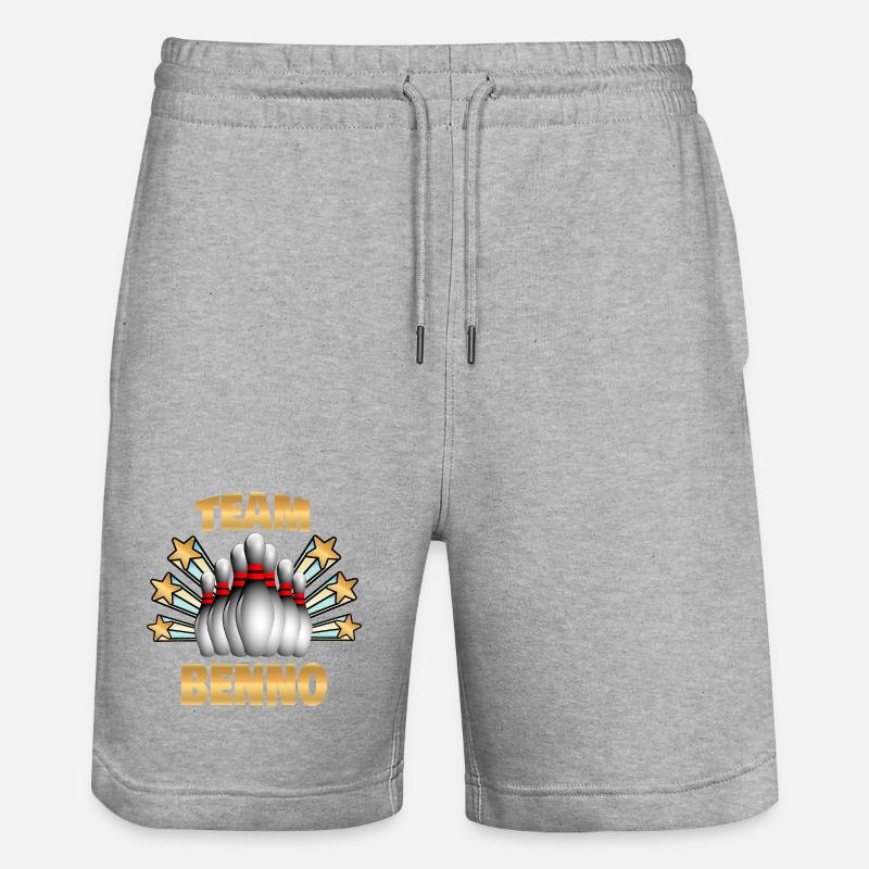 Bowling Benno - Short de jogging bio TRAINER Stanley/Stella unisexe - gris chiné