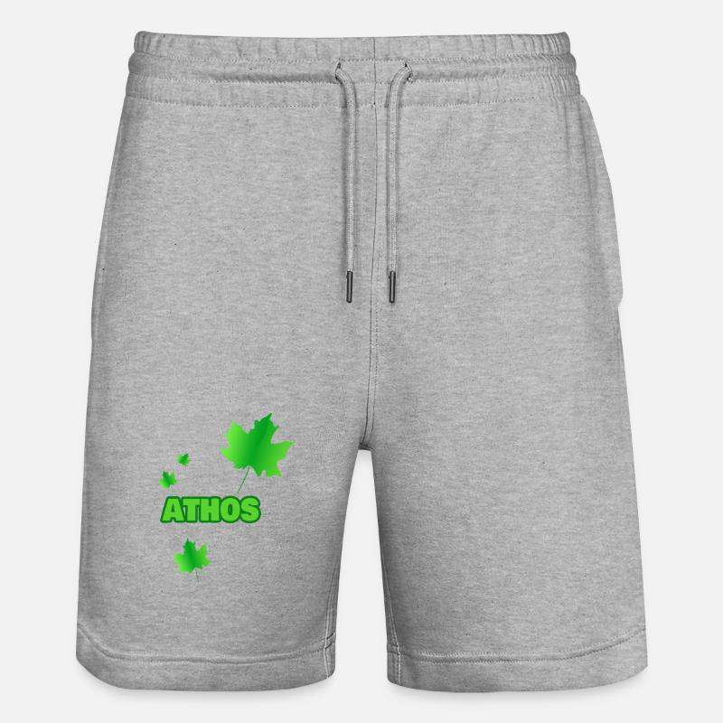 Athos - Short de jogging bio TRAINER Stanley/Stella unisexe - gris chiné