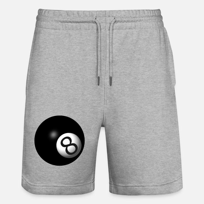 Boule de billard - Short de jogging bio TRAINER Stanley/Stella unisexe - gris chiné