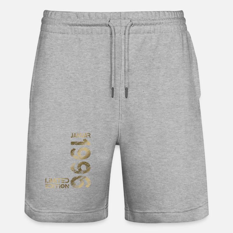 Janvier 1996 Édition limitée 30e anniversaire - Short de jogging bio TRAINER Stanley/Stella unisexe - gris chiné