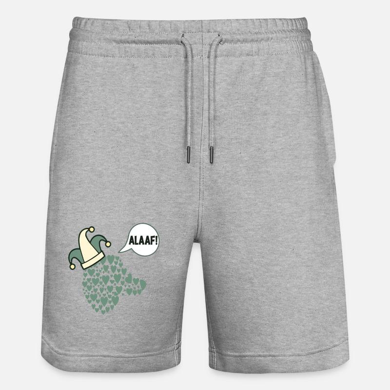 Le Prince des Chiens du Carnaval - Short de jogging bio TRAINER Stanley/Stella unisexe - gris chiné