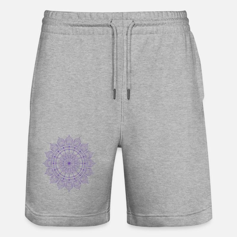 Mandala - Short de jogging bio TRAINER Stanley/Stella unisexe - gris chiné